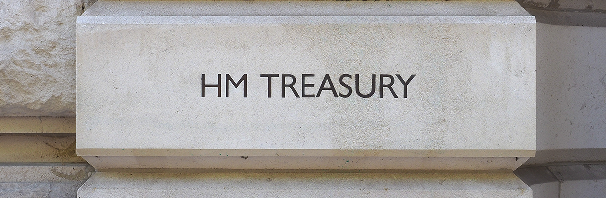 HM Treasury Sign
